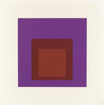 JOSEF ALBERS Group of 6 color screenprints.